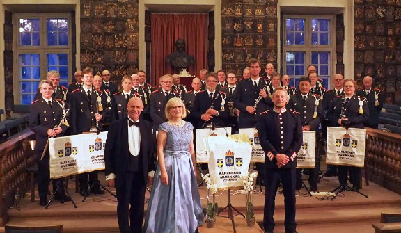 Karlbergs Musikkår, Militärhögskolan Karlberg. Bild: EA Musik HB. Karlbergs Musikkår, Militärhögskolan Karlberg. Bild: EA Musik HB.