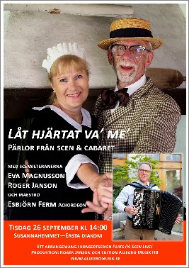 "Låt hjärtat vá mé". Susannahemmet 2023-09-26.