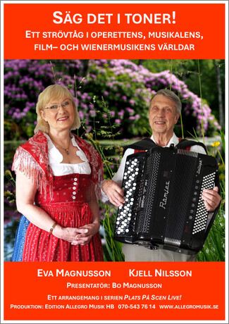 "Säg det i toner!" Eva Magnusson och Kjell Nilsson. Bild: Edition Allegro Musik HB.