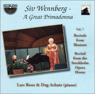 Siv Wennberg, Hovsångerska. CD Sterling CDA-1809/1810-2.