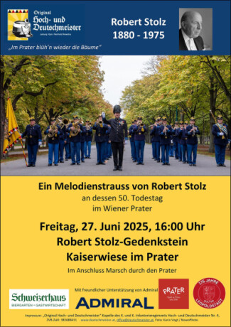 Ein Melodienstrauss von Robert Stolz. Wien, Prater Juni 2025.
