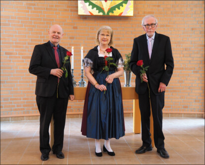 Erik Ström, Eva Magnusson och Anders Wadenberg, Ansgarskyrkan, Lidingö 4 maj 2024. Bild: Edition Allegro Musik HB.