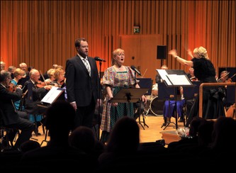 Eva Magnusson, sopran och Markus Norrman, baryton. Bild: EA Musik HB.