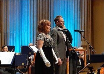 Eva Magnusson och Markus Norrman, Västerås Konserthus den 22 november 2021. Bild: EA Musik HB.