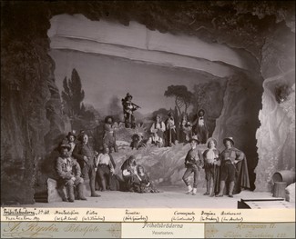 Operetten "Frihetsbröderna" på Vasateatern, Stockholm 1899.