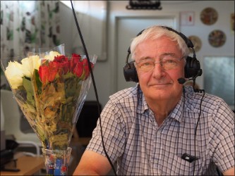 Gunnar Nilsson. Producent och programledare i radioserien "78 på 60". Bild: EA Musik HB.