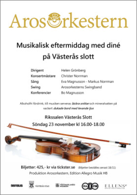 Arosorkestern Konsert Västerås Slott 2025-11-23.