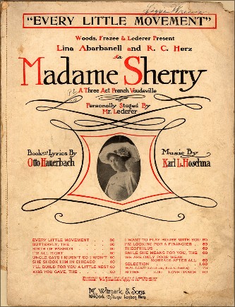 "Madame Sherry". Musik: Karl Hoschna. 78 SAM 0163.