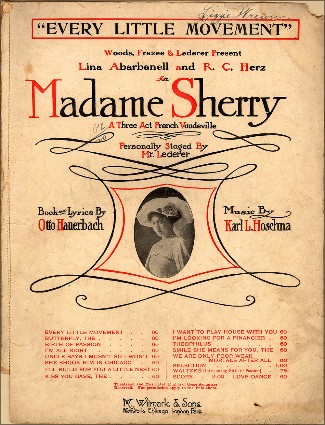 "Madame Sherry". Musik: Karl Hoschna. 78 SAM 0163.