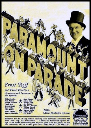 LP SAM 0823. Ernst Rolf i filmen "Paramount On Parade".