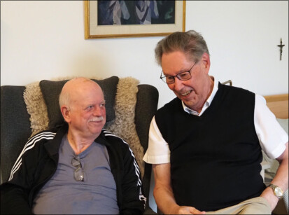 Lars-Gunnar Björklund och Bo Magnusson 2025-08-22. Bild: Edition Allegro Musik HB.