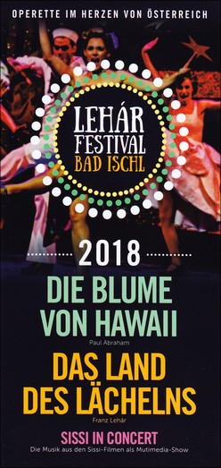 Lehár Festival Bad Ischl 2018.