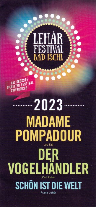 Lehár Festival Bad Ischl 2023.