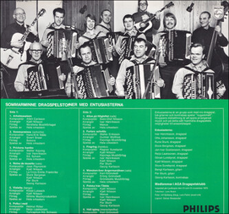 Sommarminne, Entusiasterna, Kjell Nilsson. Philips 6378 756.