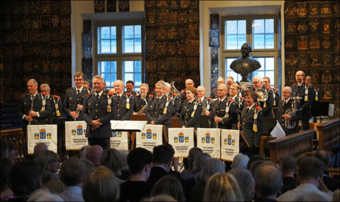 Riddarhuset Stockholm. Karlbergs Musikkår. Bild: Edition Allegro Musik HB.