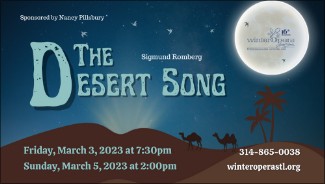 Romberg, "The Desert Song", Kirkwood Performing Arts Center, St Louis, USA.
