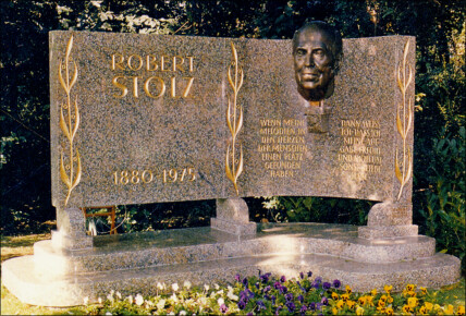 Robert Stolz Minnesmärke Stadtpark Wien.