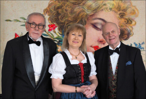 Från vänster: Anders Wadenberg, Eva Magnusson och Erik Ström. Bild: Edition Allegro Musik HB.