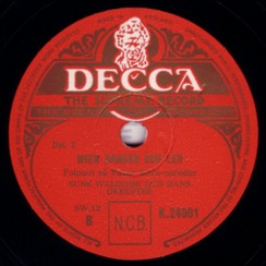 Robert Stolz: "Wien dansar och ler". 78 Arkiv G Nilsson. 1946.