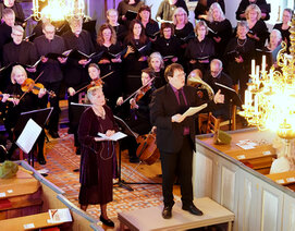 "Förklädd gud". Hagby kyrka 30 april 2025.