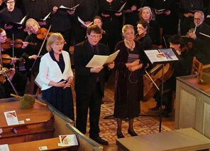 "Förklädd gud". Hagby kyrka 30 april 2025.