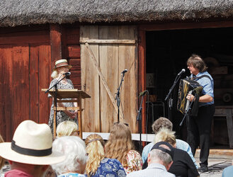 Eva Magnusson och Mattias Jansson, Hembygdsfesten Knutby 2025.