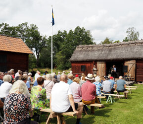 Eva Magnusson och Mattias Jansson, Hembygdsfesten Knutby 2025.